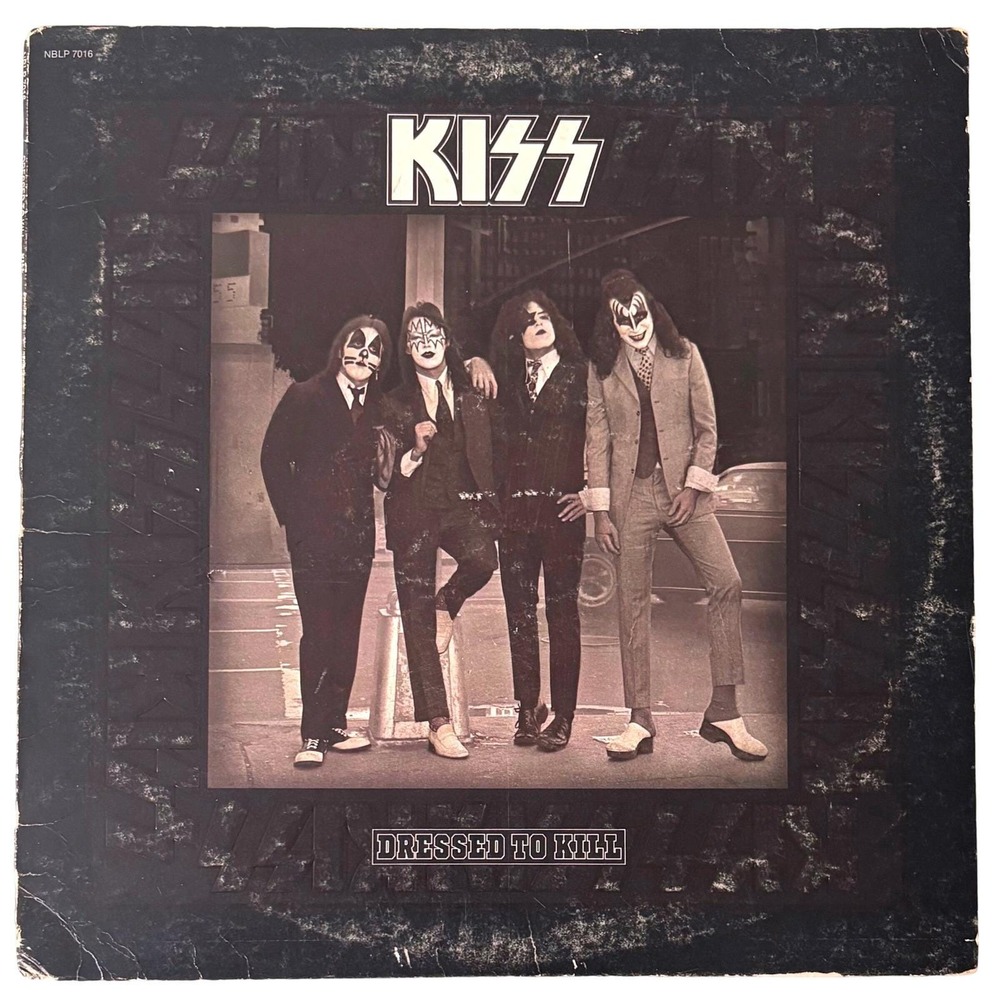 KISS Dressed to Kill Vinyl LP 1975 Casablanca NBLP 7016 Rock and Roll All Nite